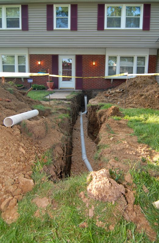 Sewer Line Excavation