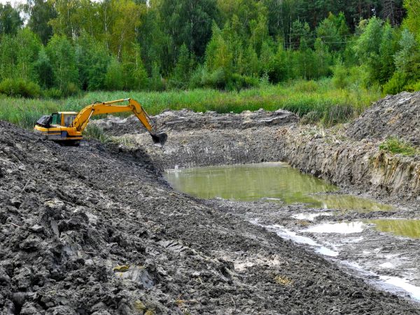 Fish Pond Digging in Chesterfield