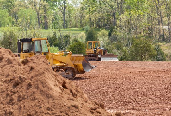 Construction Site Excavation in Chesterfield