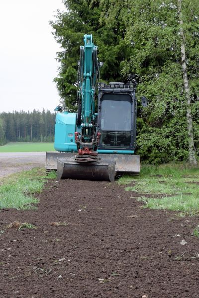 Backhoe Grading in Chesterfield