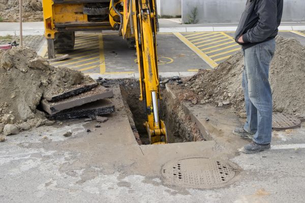 Utility Line Excavation in Chesterfield